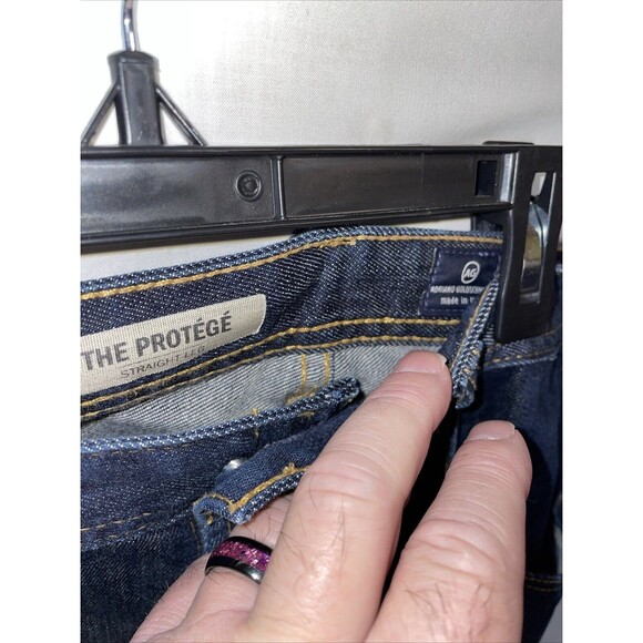 Adriano Goldschmied The Protege Women’s Straight Jeans Size 33x32 Blue School - Picture 2 of 12